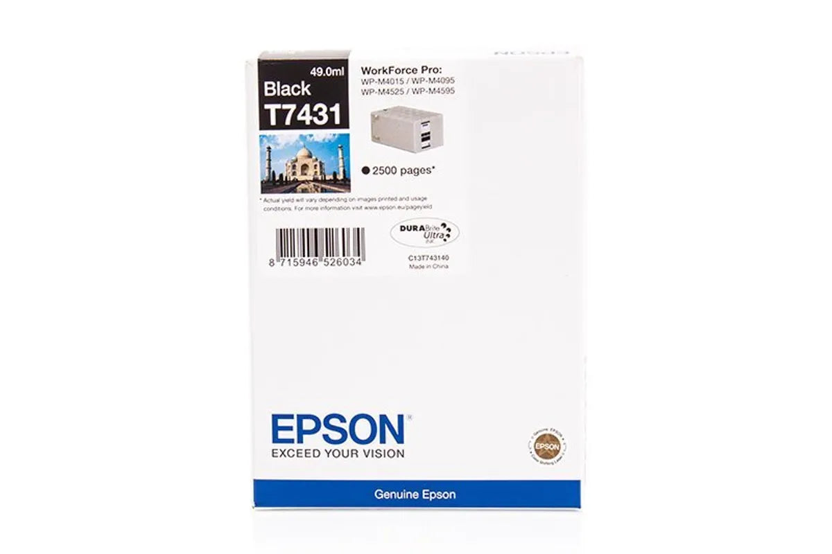 Epson T7431 / C13T74314010 Tinte schwarz