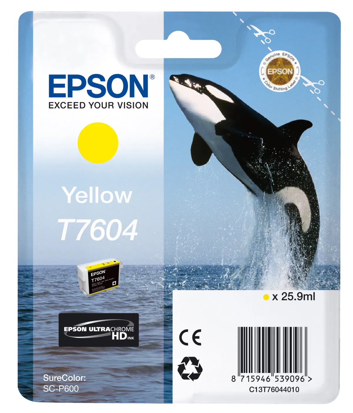 Epson T7604 / C13T76044010 Tinte gelb