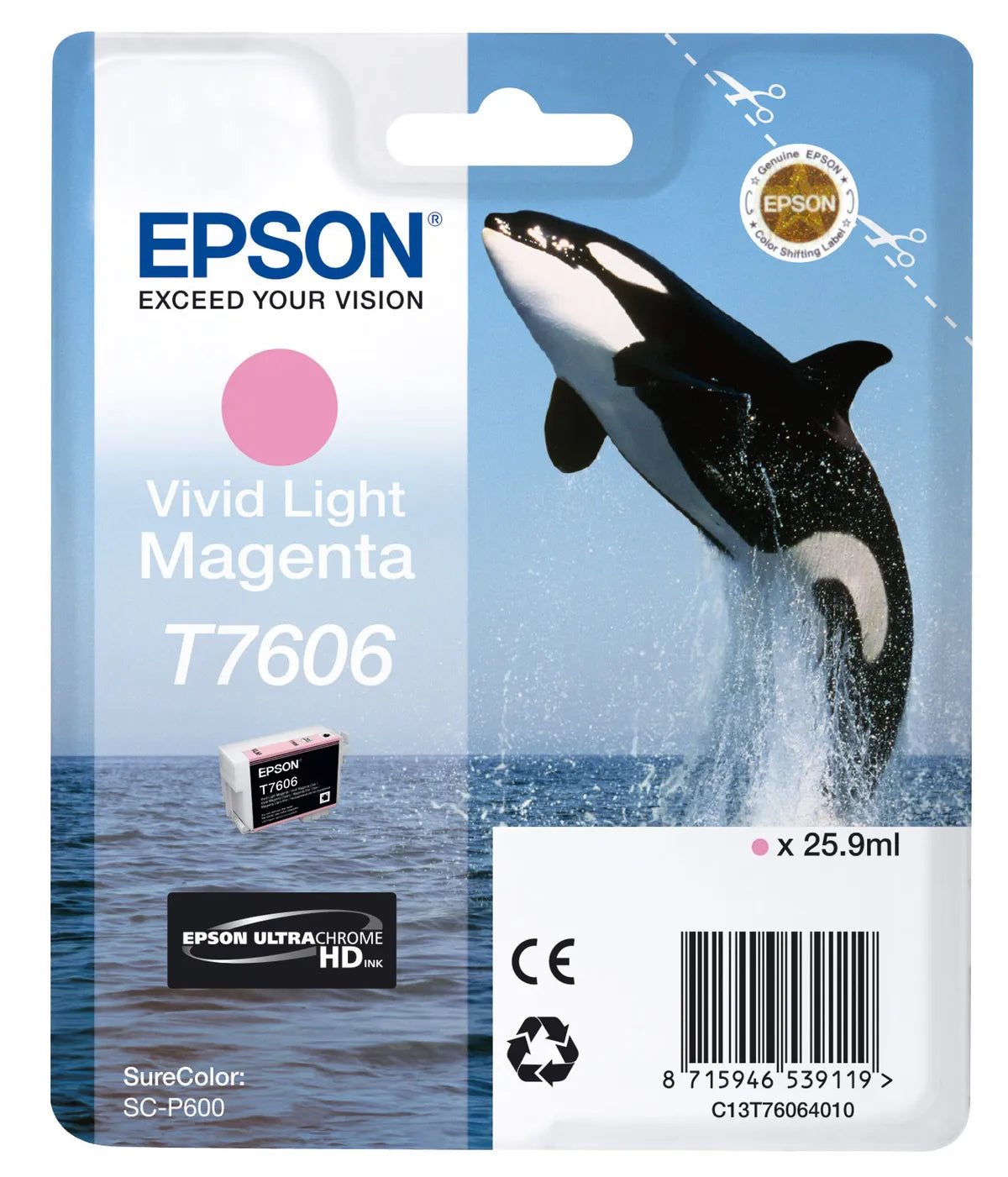 Epson T7606 / C13T76064010 Tinte photo magenta