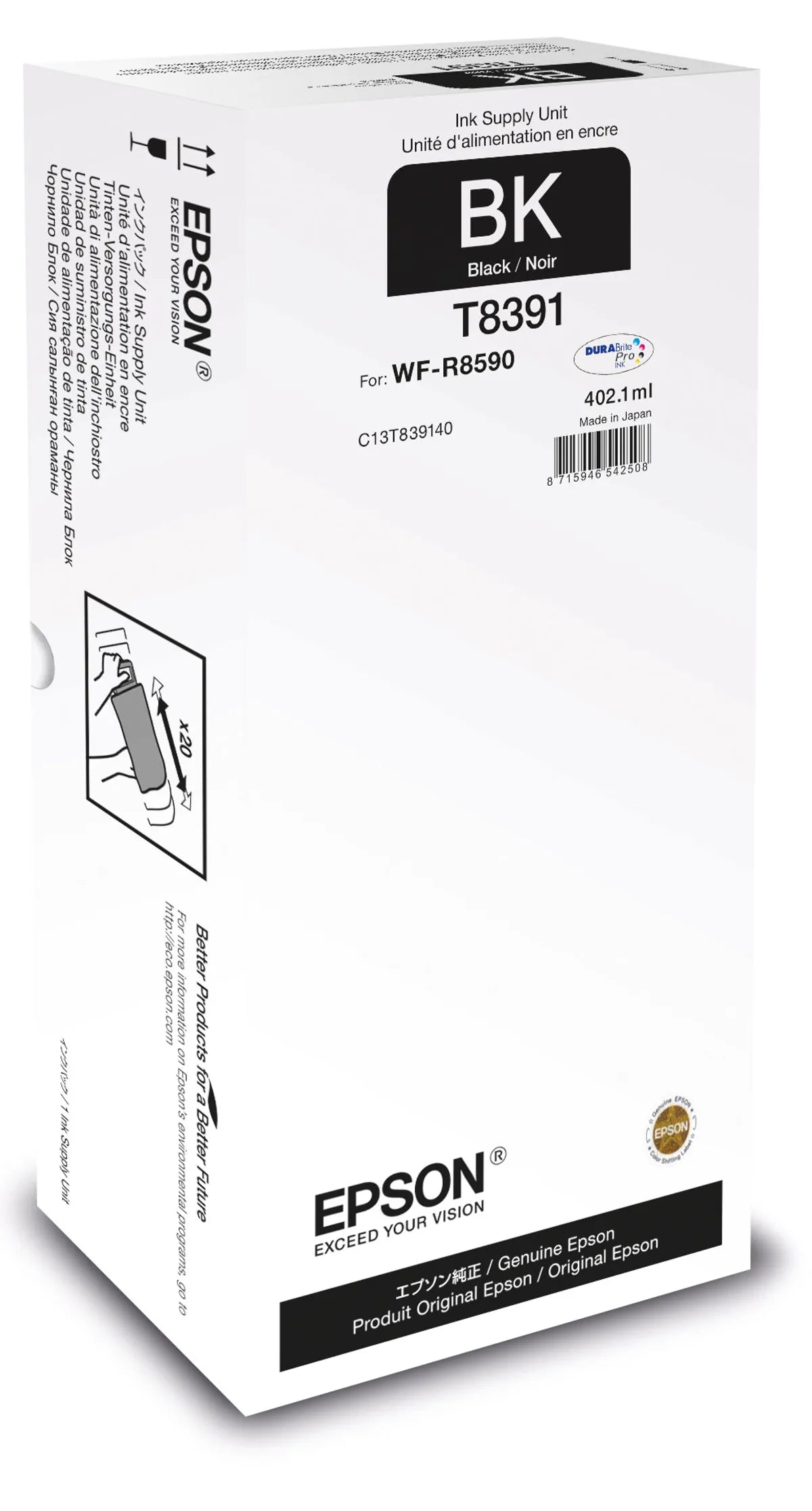 Epson T8391 / C13T839140 Tinte schwarz