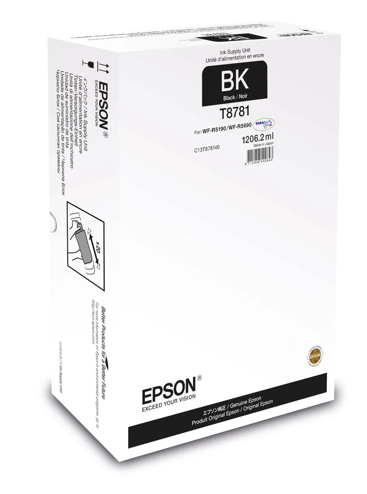Epson T8781 / C13T878140 Tinte schwarz