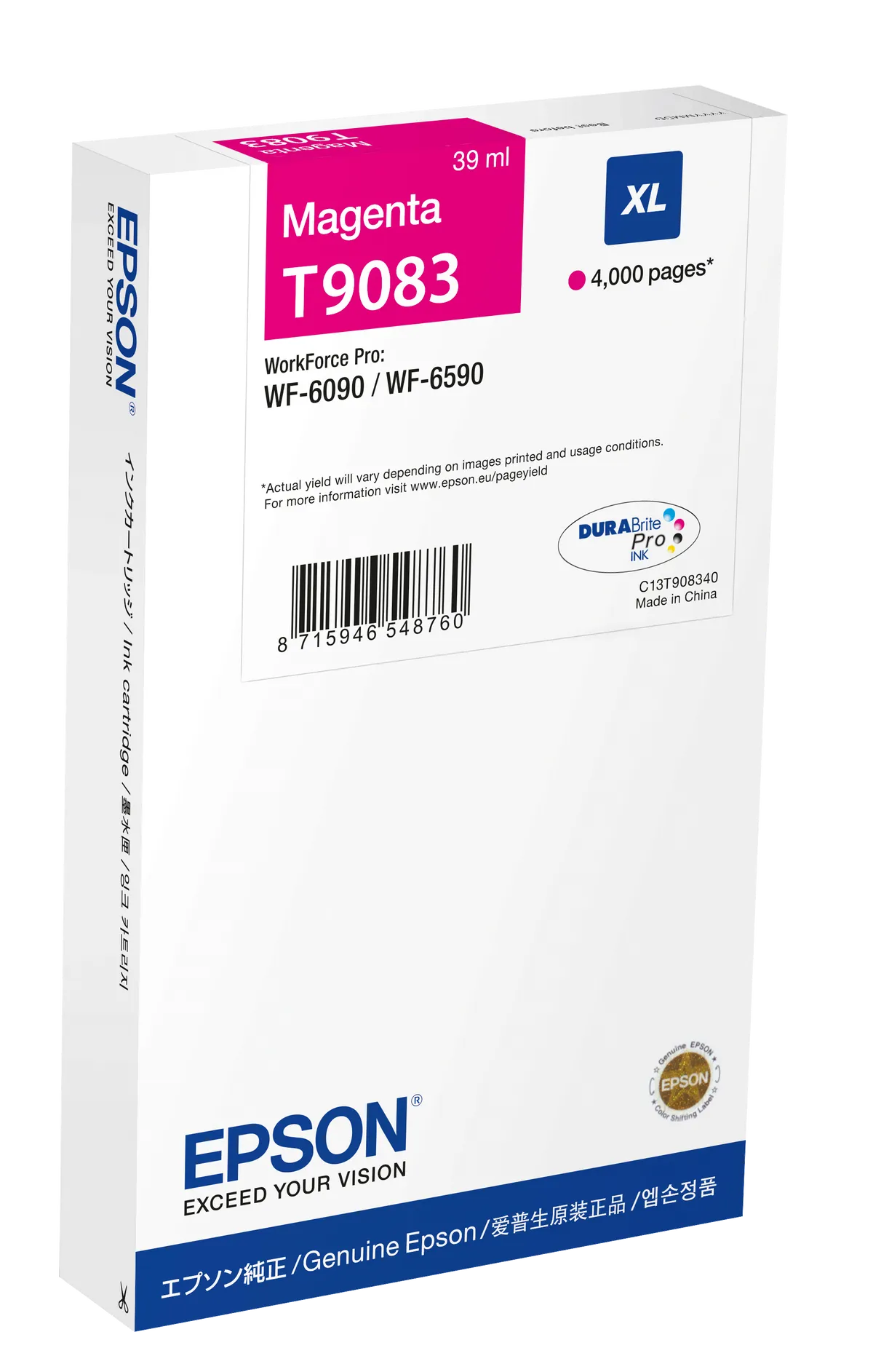 Epson T9083 / C13T908340 Tinte magenta