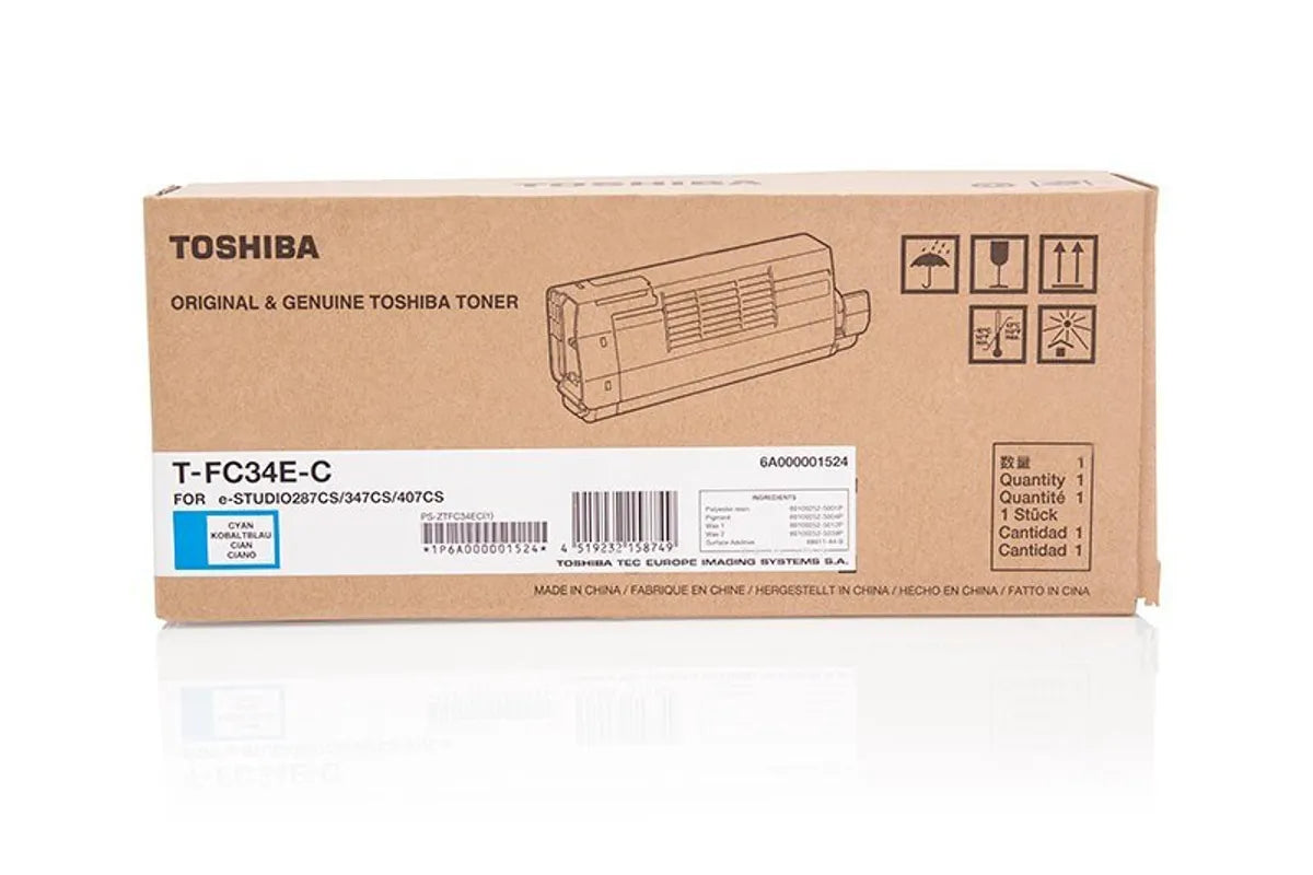 Toshiba T-FC34E-C / 6A000001524 / 6A000001782 Toner cyan
