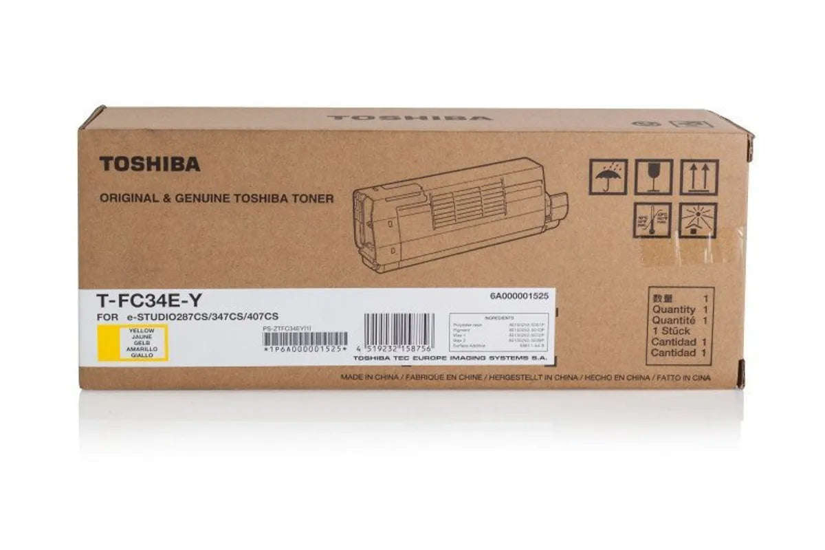 Toshiba T-FC34E-Y / 6A000001525 / 6A000001770 Toner gelb