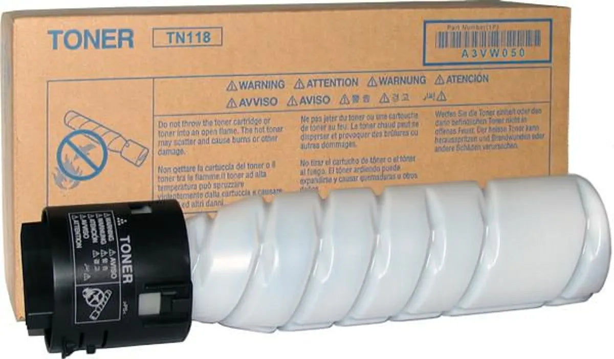 Konica Minolta TN-118 / A3VW050 Toner Doppelpack schwarz (2 Stück)