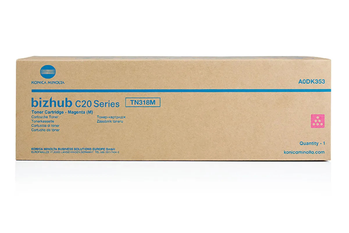 Konica Minolta TN-318 M / A0DK353 Toner magenta