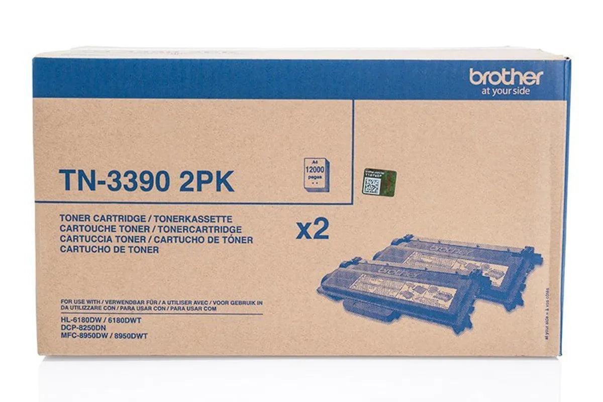 Brother TN-3390TWIN Toner Doppelpack schwarz (2 Stück)
