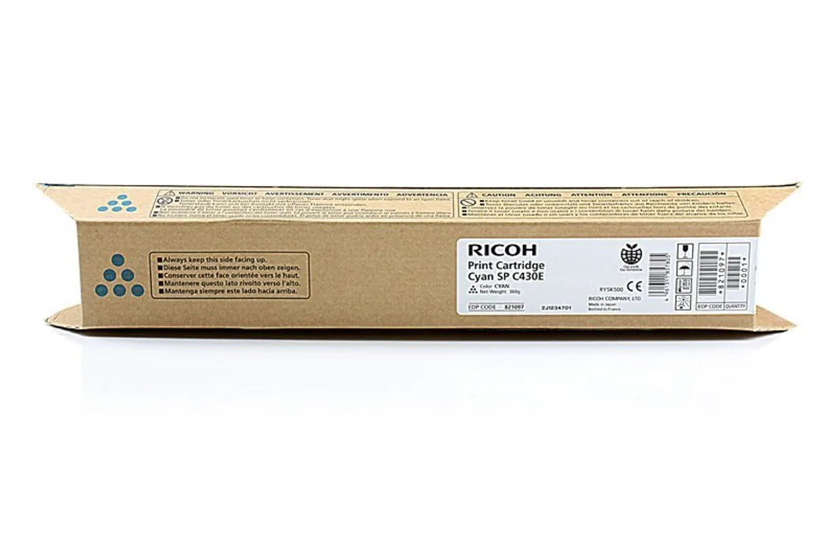 Ricoh TYPE SPC 430 E / 821077 / 821207 / 821097 / 821280 Toner cyan