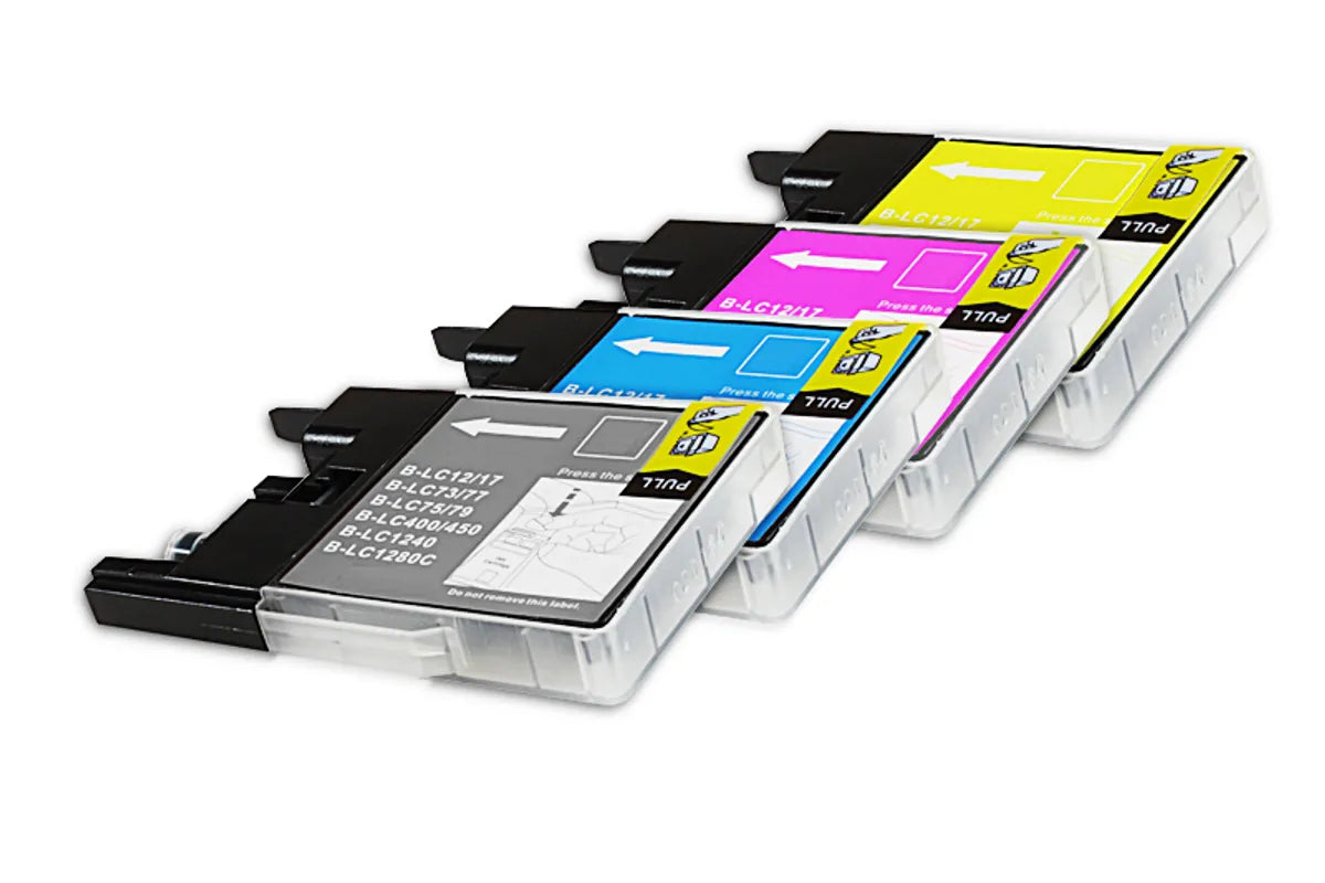 Kompatibel zu Brother LC-1280 Tinte schwarz, cyan, magenta, gelb