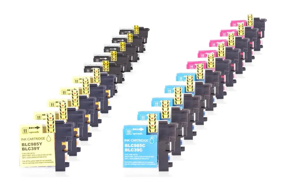 Kompatibel zu Brother LC-985 Tinte schwarz, cyan, magenta, gelb
