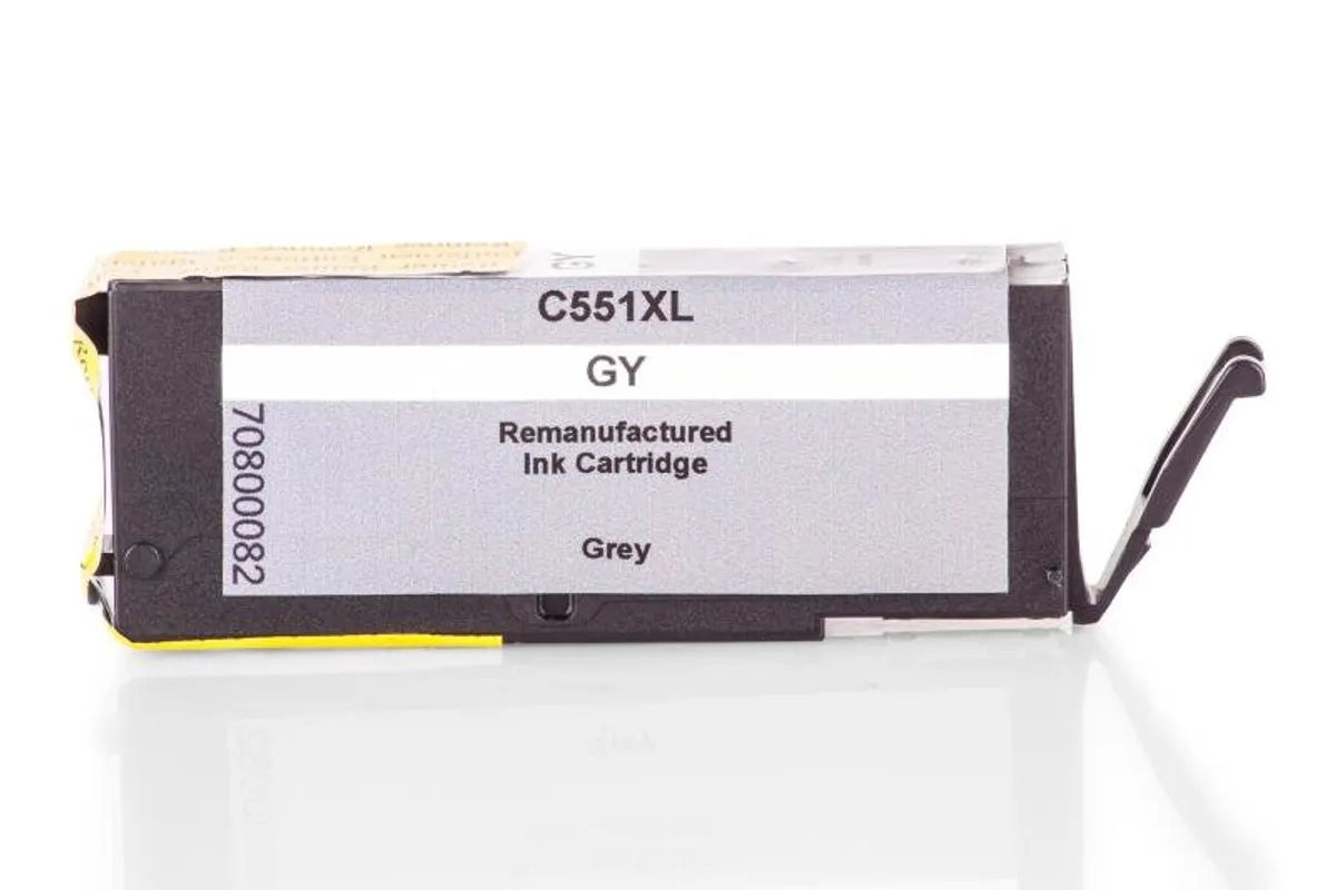 Kompatibel zu Canon CLI-551GY / 6447B001 Tinte grau